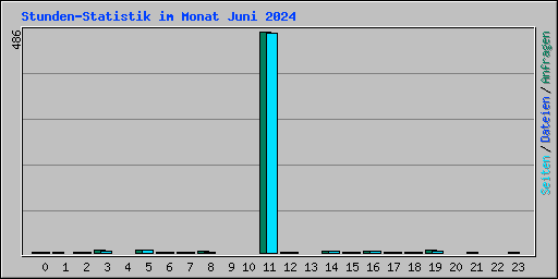 Stunden-Statistik im Monat Juni 2024